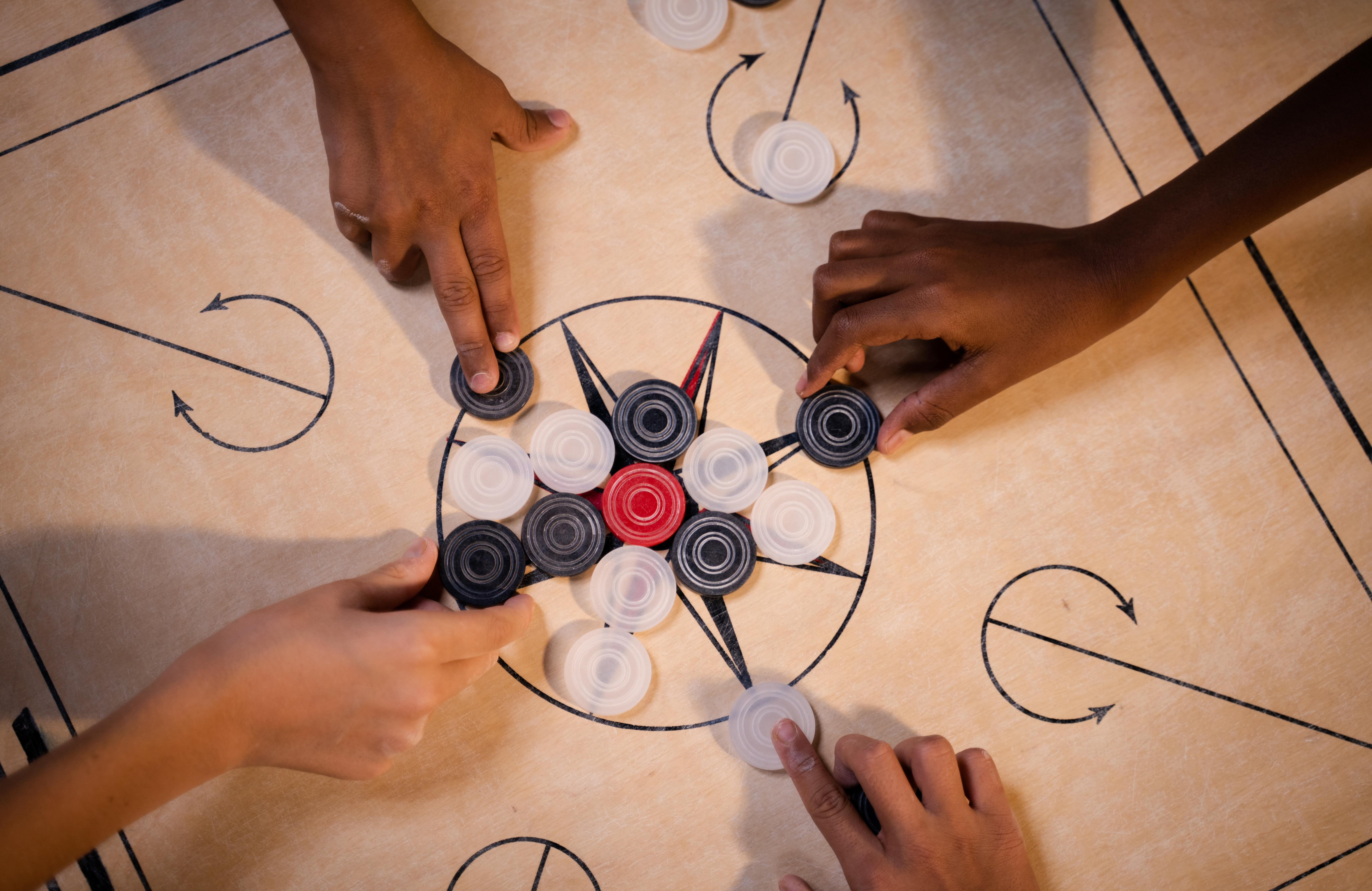 Carrom Board and Pieces